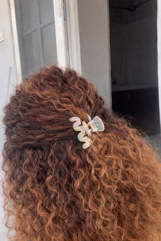 Glossy Zig Zag Claw Clips - Hair Love India