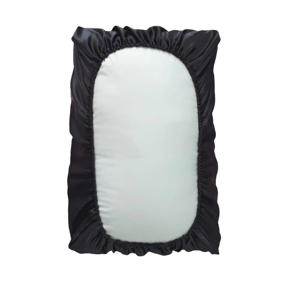 Satin Elasticase- Fitted Pillow Cover For Travel - Hair Love India