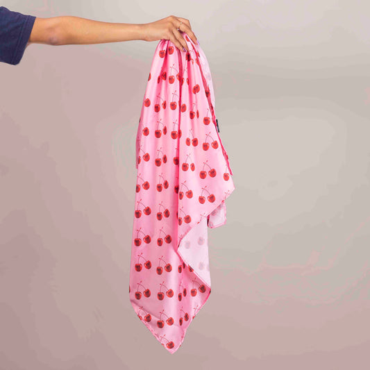 Satin Styling Scarf (Huge Square Scarf and Rectangular Scarf ) - Hair Love India