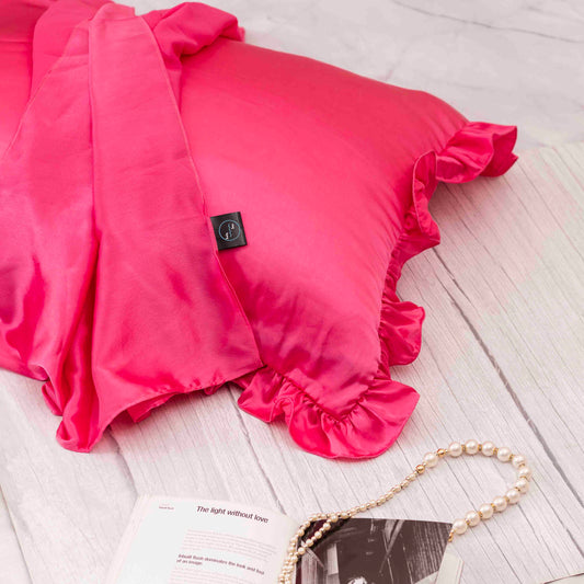 Satin Pillow Covers - Hair Love India