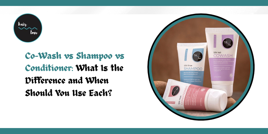 Co-Wash vs Shampoo vs Conditioner: What Is the Difference and When Should You Use Each?