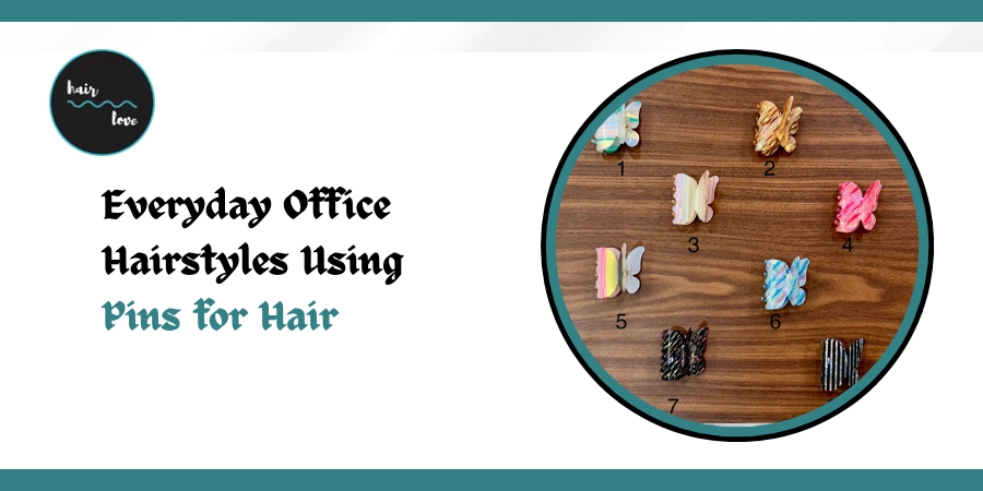 Everyday Office Hairstyles Using Pins for Hair
