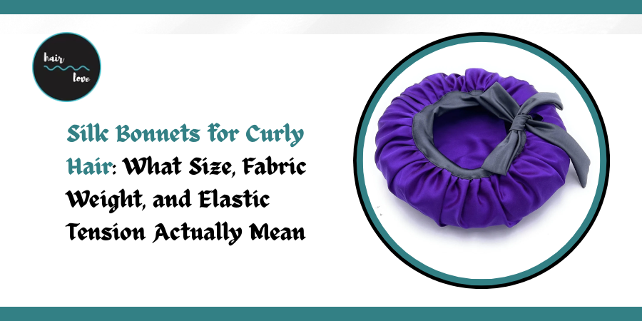Silk Bonnets for Curly Hair: What Size, Fabric Weight, and Elastic Tension Actually Mean