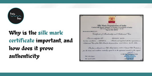 Why is the silk mark certificate important, and how does it prove authenticity