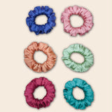 Satin Scrunchies Sets (Pack of 6)