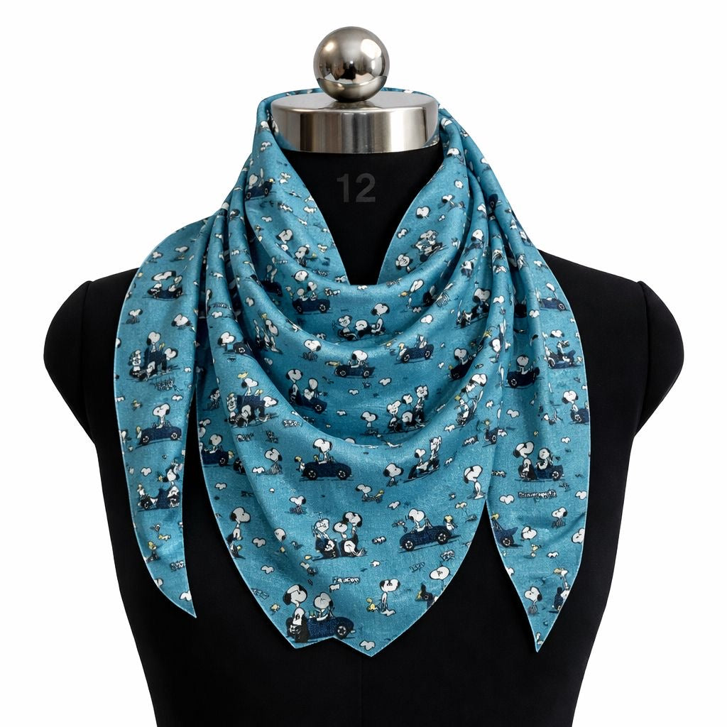 Satin Huge Square Scarf