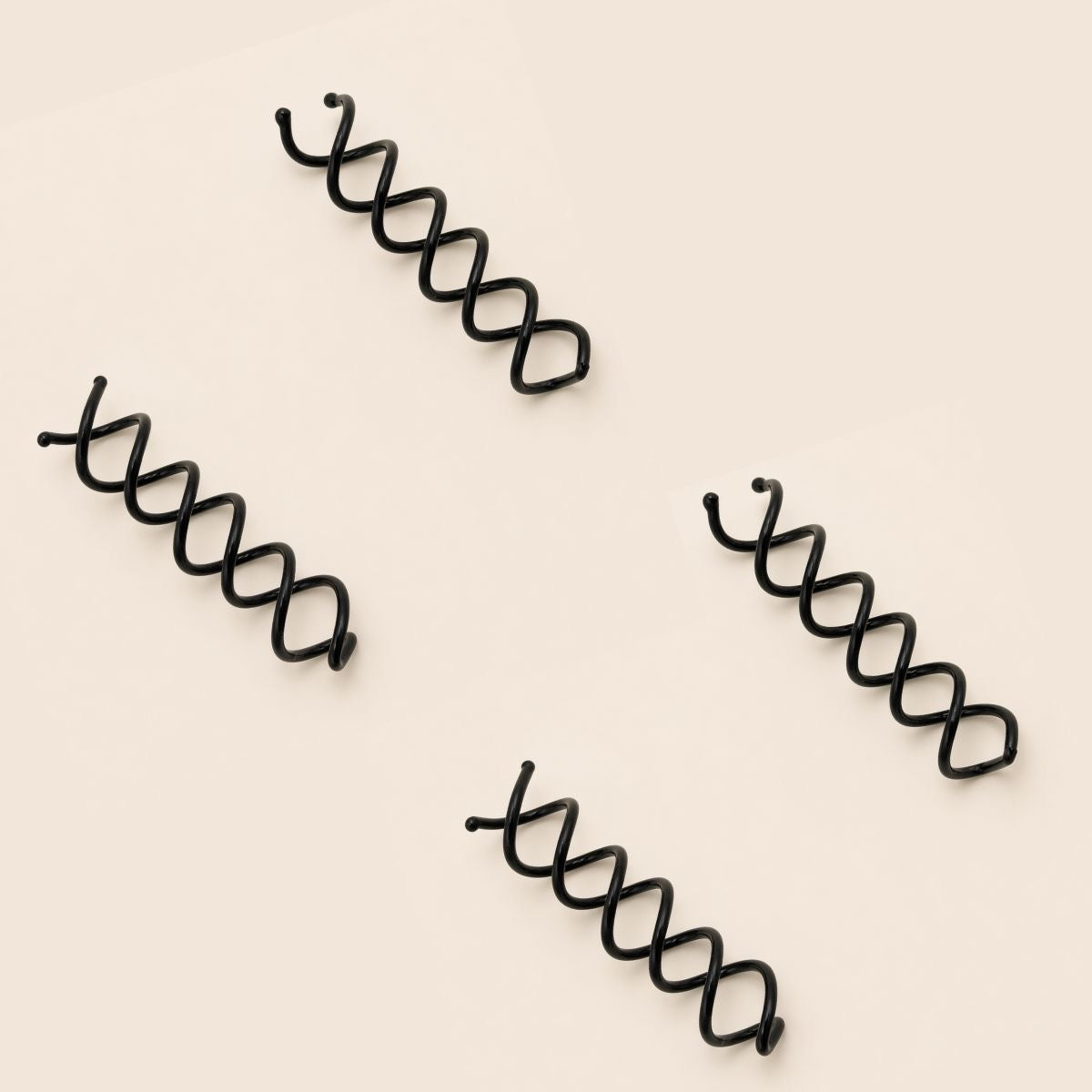 Spring Pins - Spring Shaped Screw Pins (Twist Pins Spiral Pins) - Hair Love India
