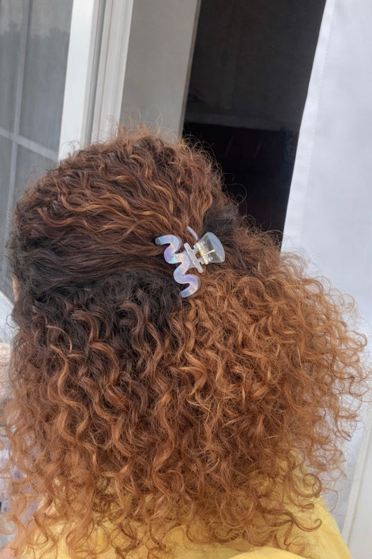 Glossy Zig Zag Claw Clips - Hair Love India