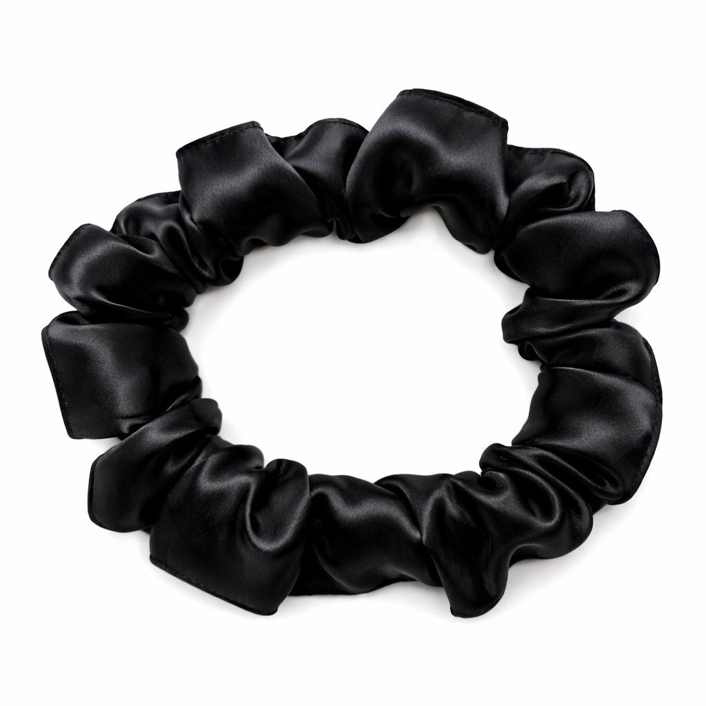 Mulberry Silk Scrunchies | 22 Momme | Charmeuse Weave | Silk Mark Certified - Hair Love India