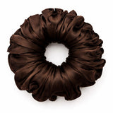 Curly Pineapple Scrunchie Mulberry Silk  | 22 Momme | Charmeuse Weave | Silk Mark Certified - Hair Love India