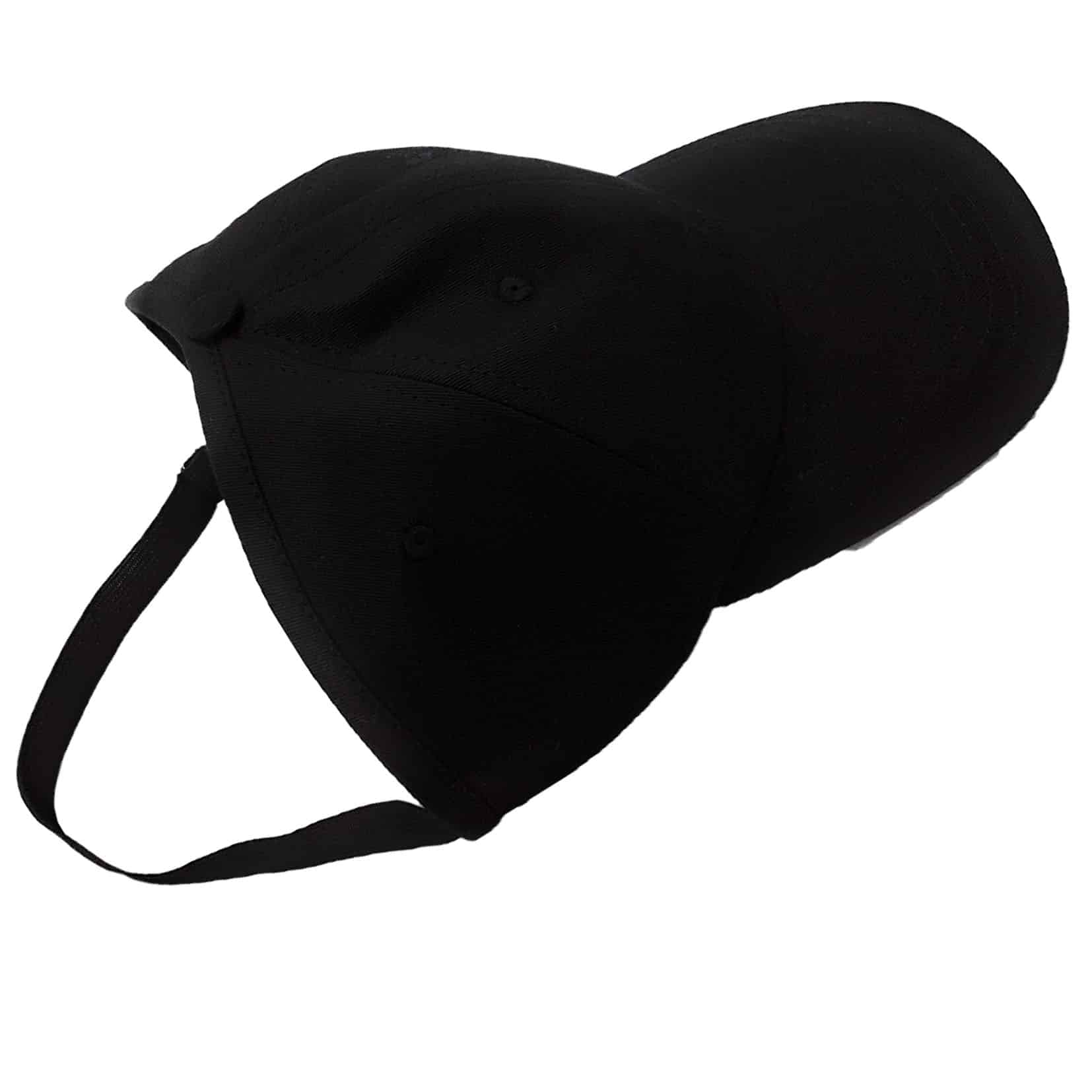 Black Satin Lined Cap