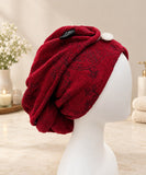 390 GSM Microfiber Hair Turban for Curly & Wavy Hair - Hair Wrap