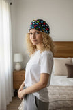 Women Wearing a Satin Lined Head Wrap