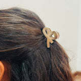 Doodle Glossy Acrylic Bow Clip