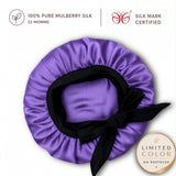 Mulberry Silk Bonnet  | 22 Momme | Charmeuse Weave | Silk Mark Certified