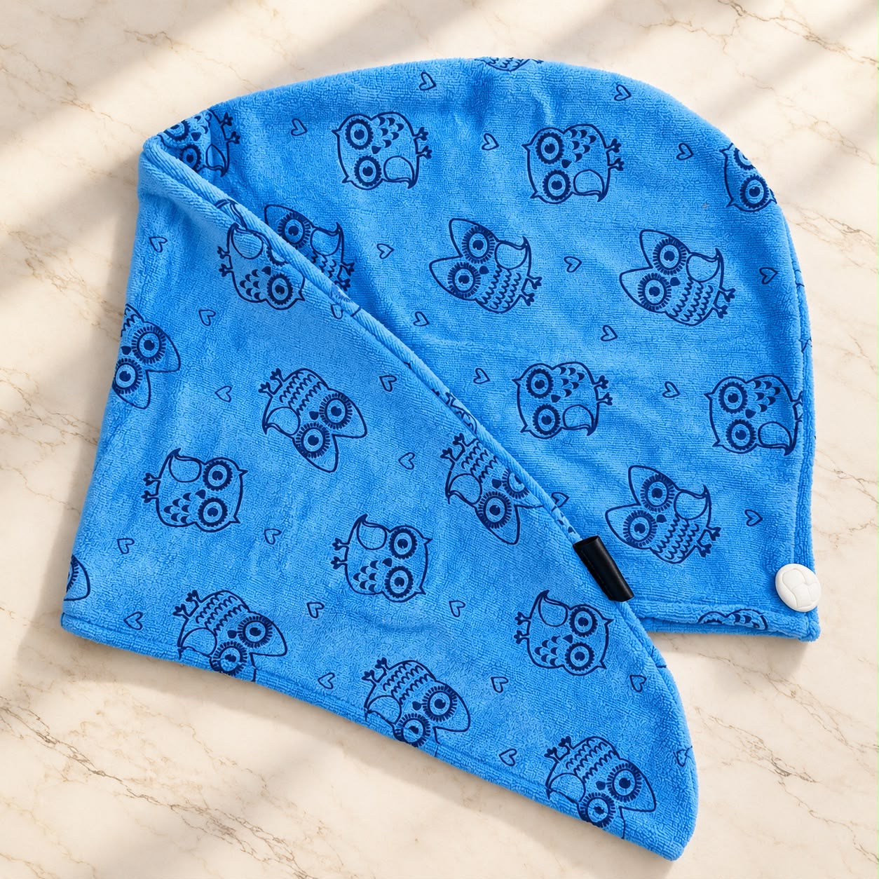 390 GSM Microfiber Hair Turban for Curly & Wavy Hair - Hair Wrap