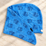 390 GSM Microfiber Hair Turban for Curly & Wavy Hair - Hair Wrap