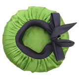 Green Satin Bonnet