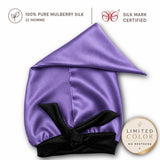 Mulberry Silk Bonnet  | 22 Momme | Charmeuse Weave | Silk Mark Certified