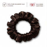Mulberry Silk Scrunchies | 22 Momme | Charmeuse Weave | Silk Mark Certified