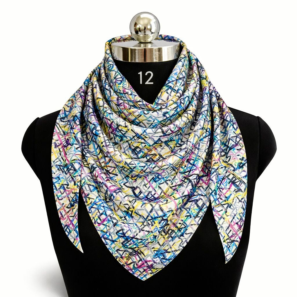 Square Satin Styling Scarf 