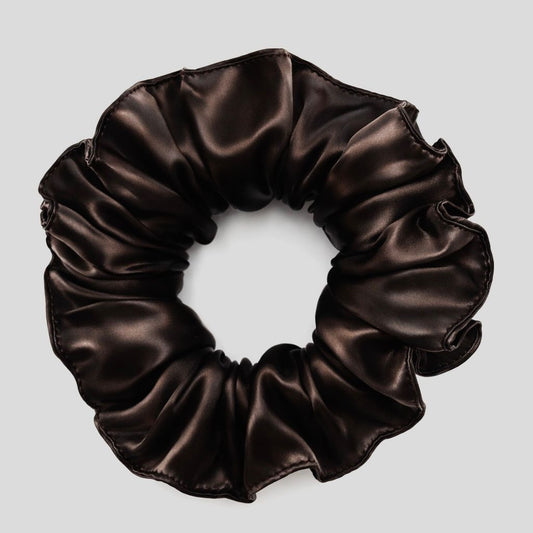 Mulberry Silk Scrunchies | 22 Momme | Charmeuse Weave | Silk Mark Certified - Hair Love India