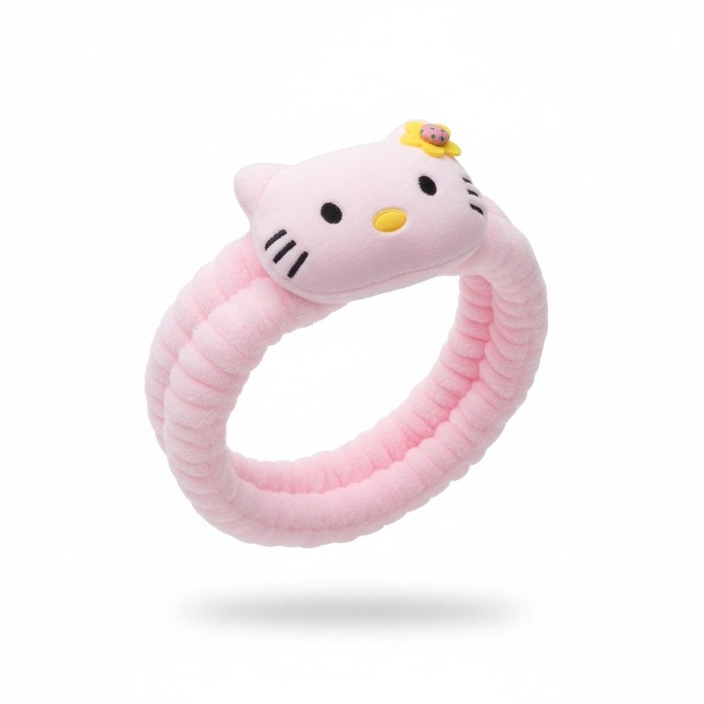 Fuzzy Headband - Hello Kitty