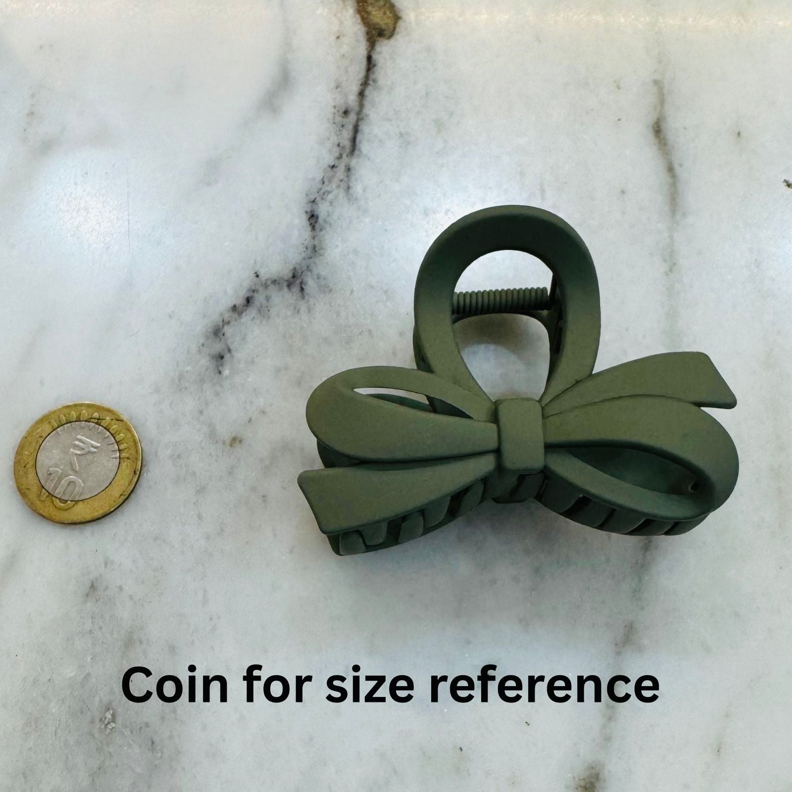 Bow Claw Clip-  Matte - Hair Love India