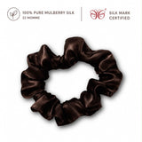 Mulberry Silk Scrunchies | 22 Momme | Charmeuse Weave | Silk Mark Certified