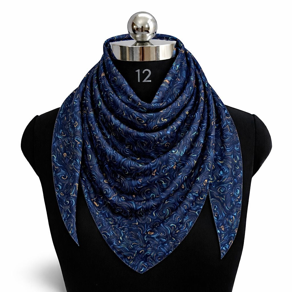 Printed Satin Scarf