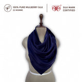 Mulberry Silk Scarf  | 22 Momme | Charmeuse Weave | Silk Mark Certified