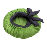 Green Satin Bonnet