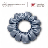Mulberry Silk Scrunchies | 22 Momme | Charmeuse Weave | Silk Mark Certified