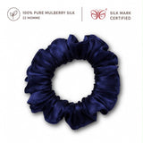 Mulberry Silk Scrunchies | 22 Momme | Charmeuse Weave | Silk Mark Certified