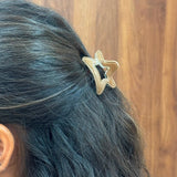 Doodle Glossy Acrylic Star Clip