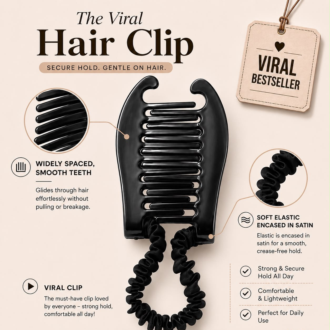 Stretchable Banana Clip