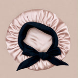 Mulberry Silk Bonnet  | 22 Momme | Charmeuse Weave | Silk Mark Certified - Hair Love India