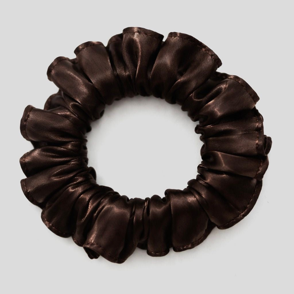 Mulberry Silk Scrunchies | 22 Momme | Charmeuse Weave | Silk Mark Certified - Hair Love India