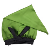 Green Satin Bonnet