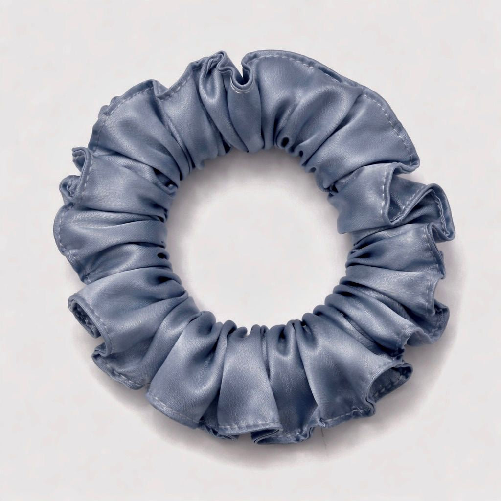Mulberry Silk Scrunchies | 22 Momme | Charmeuse Weave | Silk Mark Certified - Hair Love India