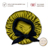 Mulberry Silk Bonnet  | 22 Momme | Charmeuse Weave | Silk Mark Certified