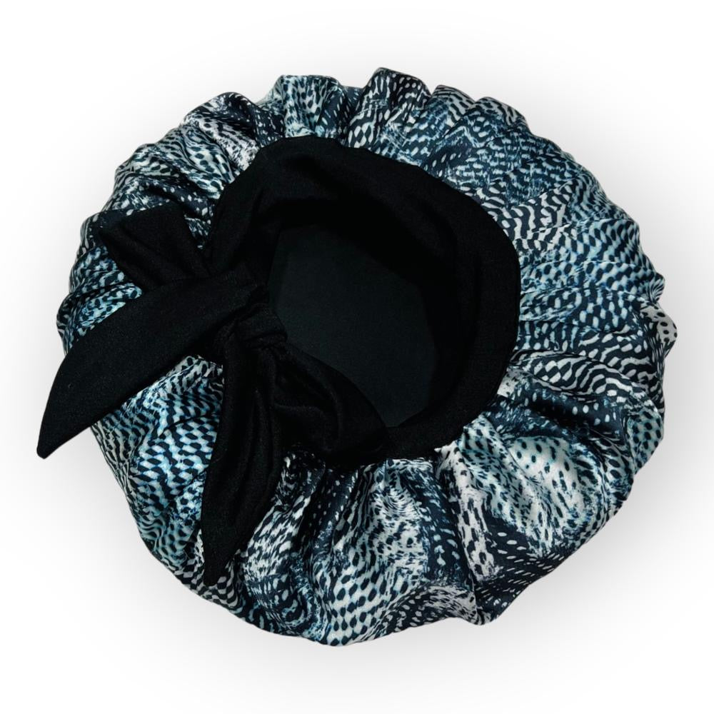 Printed Satin Bonnet – Regular, Jumbo, Medium & Long Bonnet - Hair Love India