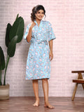 Printed Crepe Satin Kaftan & Oversized Robes - Hair Love India