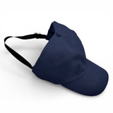 Navy Blue Satin Lined Caps