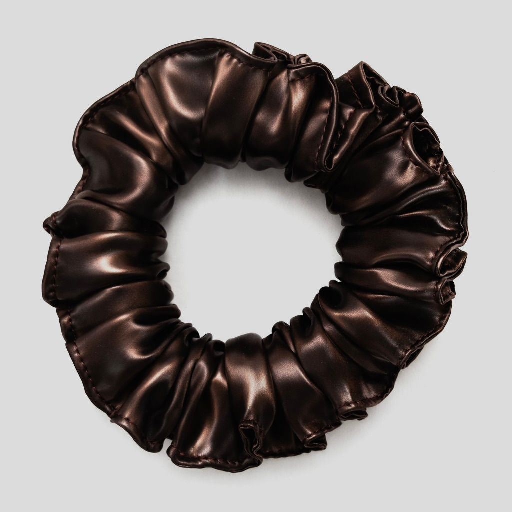 Mulberry Silk Scrunchies | 22 Momme | Charmeuse Weave | Silk Mark Certified - Hair Love India
