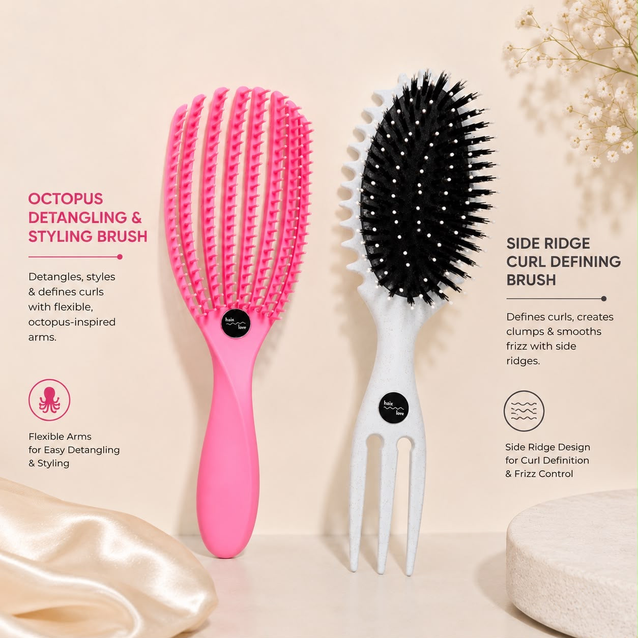 Curly Hair Brush Collection
