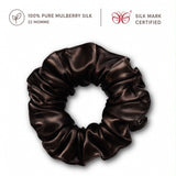 Mulberry Silk Scrunchies | 22 Momme | Charmeuse Weave | Silk Mark Certified