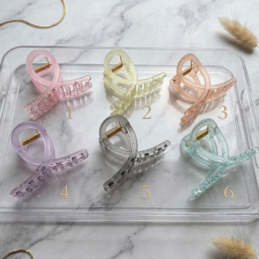 Soft Gloss Claw Clips - Hair Love India