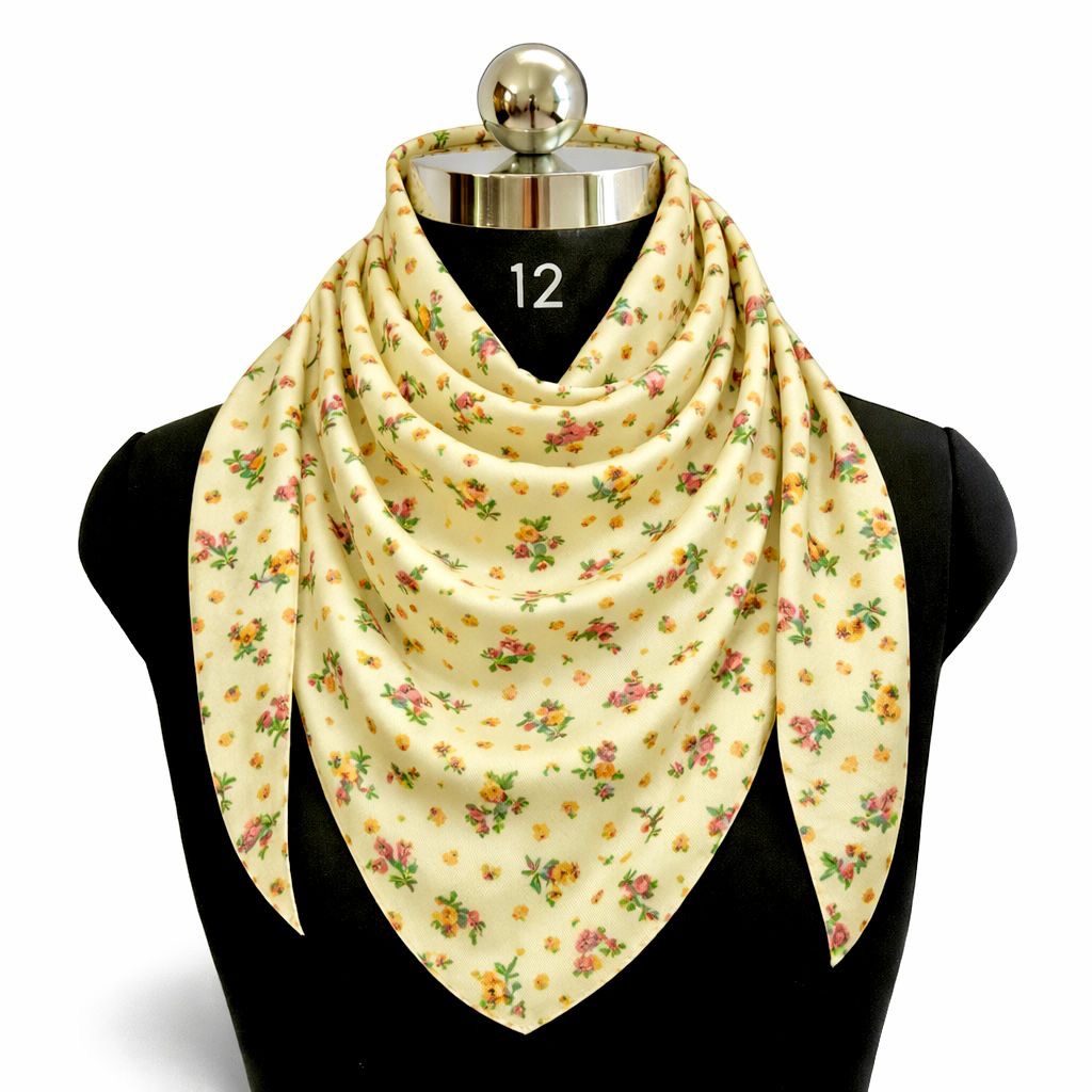 Printed Satin Styling Scarf