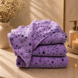 Microfiber Towel Multipurpose towel 43″ by 21″ One Side Printed One Side Solid Color (Microfibre) - Pack of 1 - Hair Love India